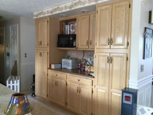 Kitchen Cabinets Before Painting